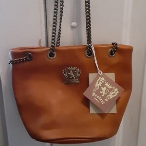 Pratesi Italian leather chain purse